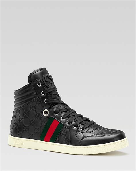 gucci guccisima leather high top sneaker|Gucci ultrapace sneakers.